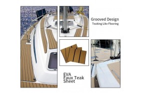 Συνθετικό πάτωμα σκαφών EVA FAUX TEAK